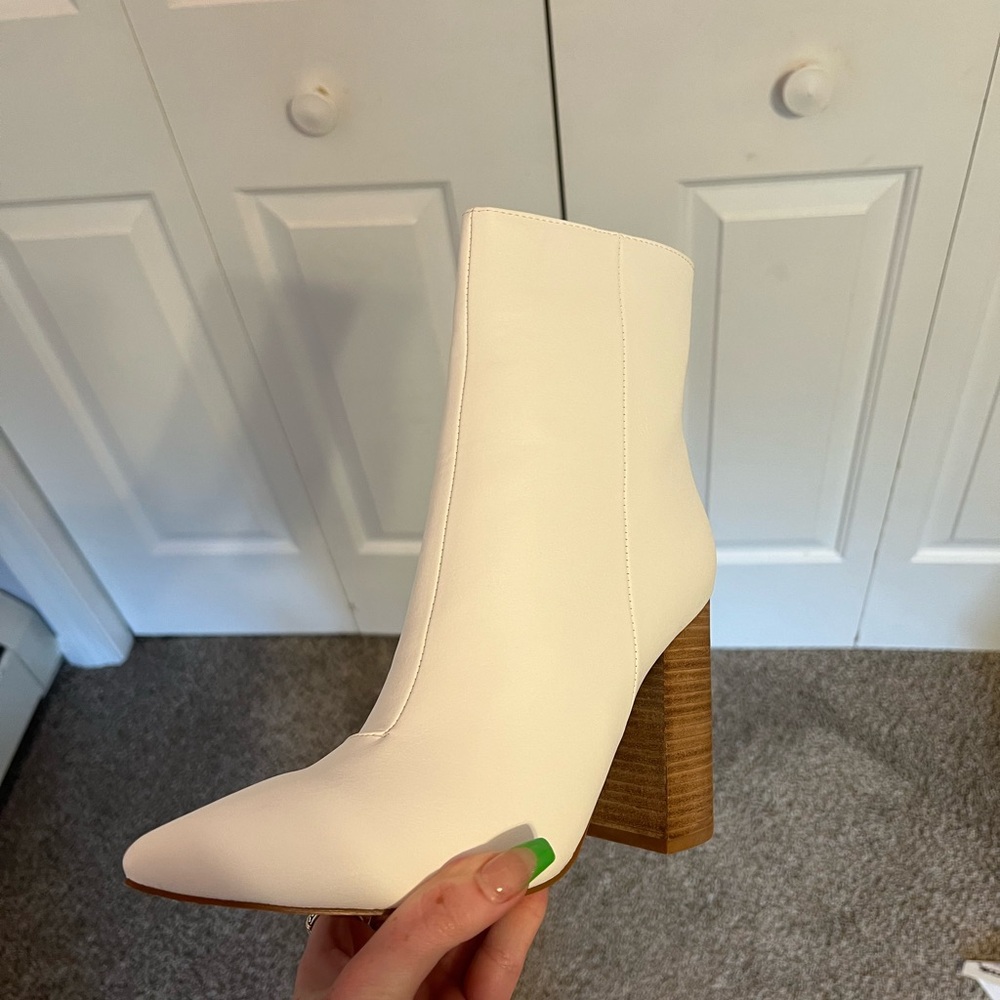White booties